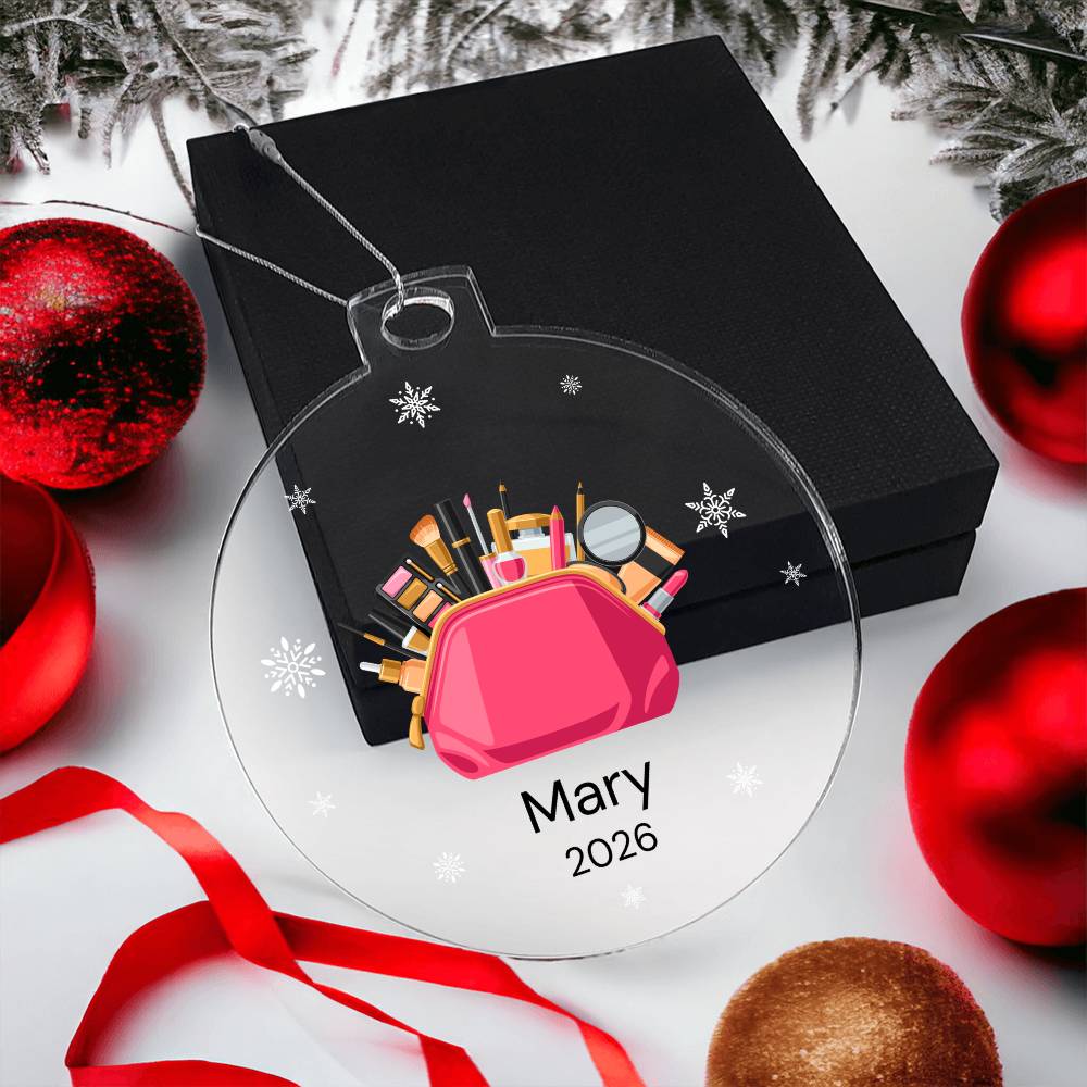 Makeup Christmas Tree Ornament
