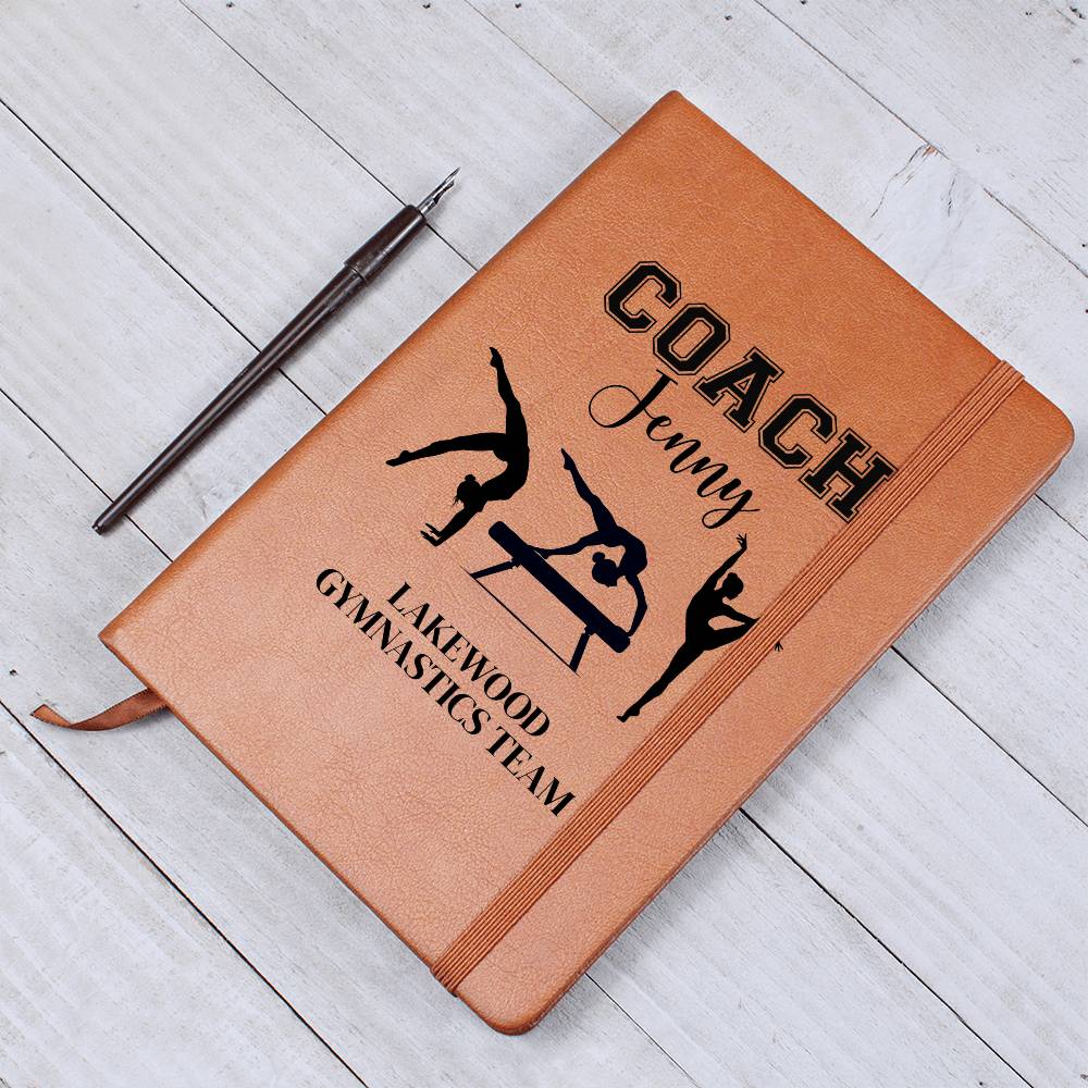 Gymnastics Coach Journal Gift