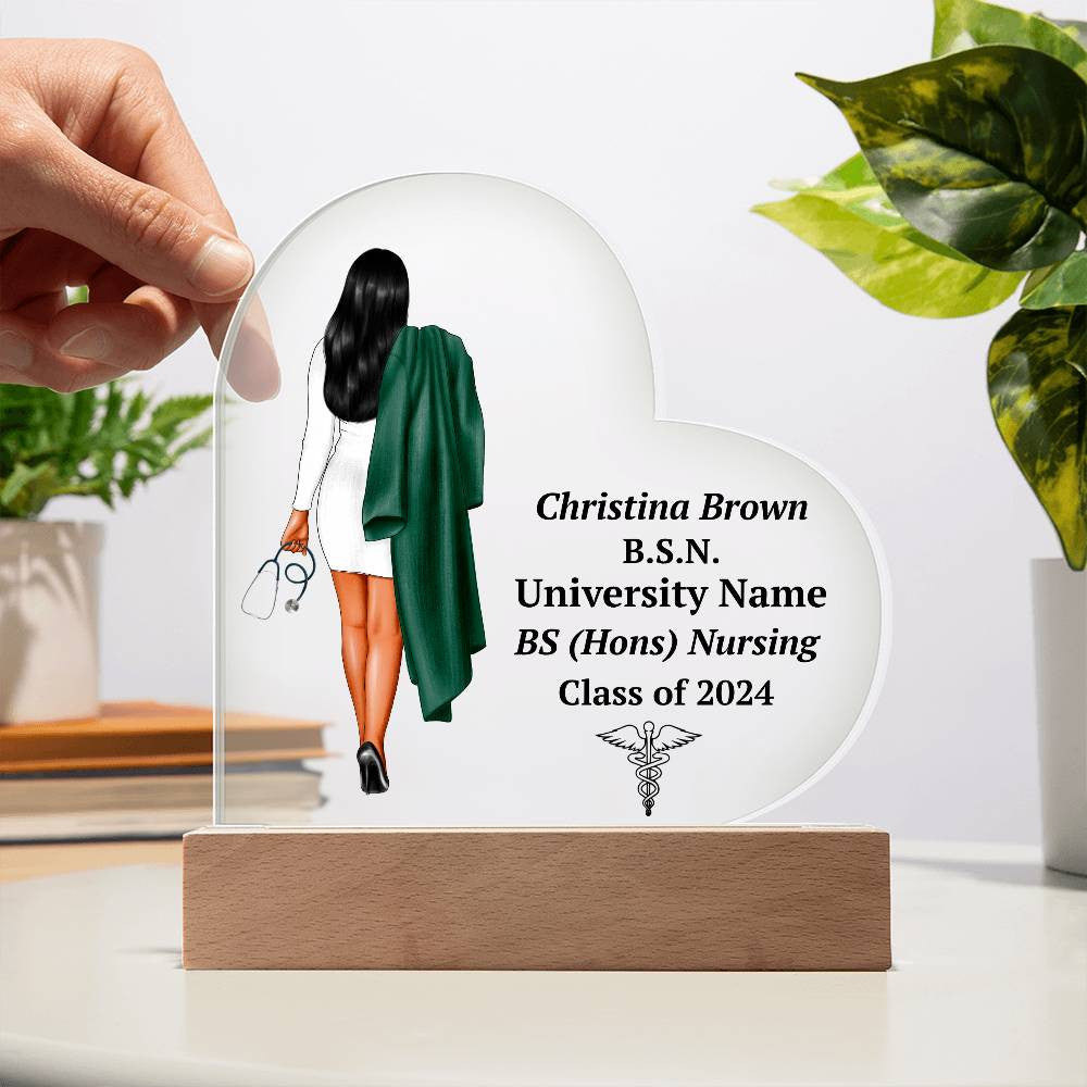Personalized Nursing Graduation LED Plaque Gift-[Heartfelt Family Gift]