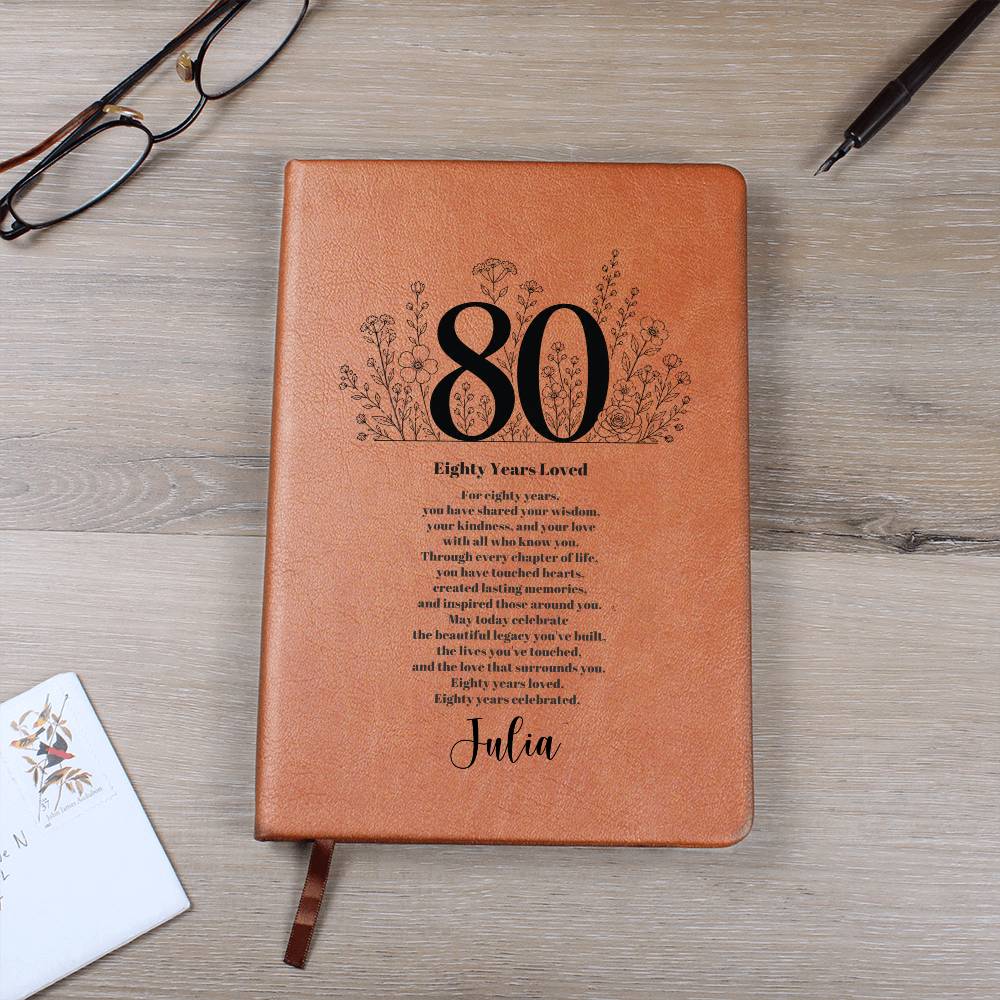 80th Birthday Journal