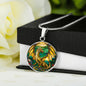 Dragon Gold Fantasy Engraved Necklace in Gold or Silver-[Heartfelt Family Gift]