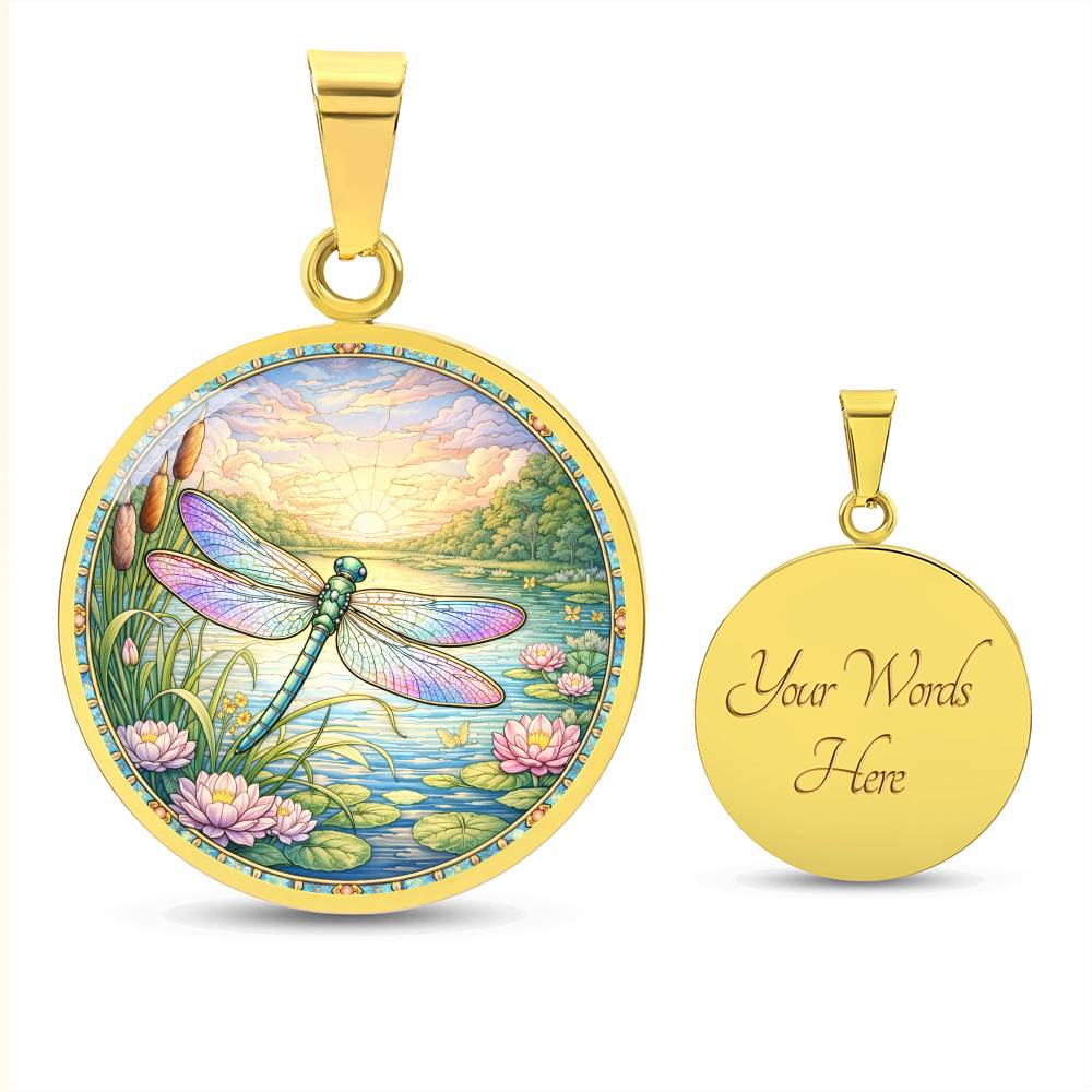 Dragonfly Personalized Engraved Necklace Bracelet or Keychain