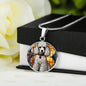 Poodle Engraved Necklace in Gold or Silver-[Heartfelt Family Gift]