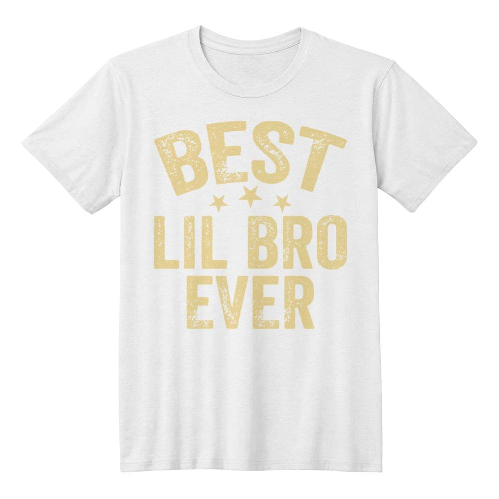 Best Lil Bro Ever Mens T-Shirt-[Heartfelt Family Gift]