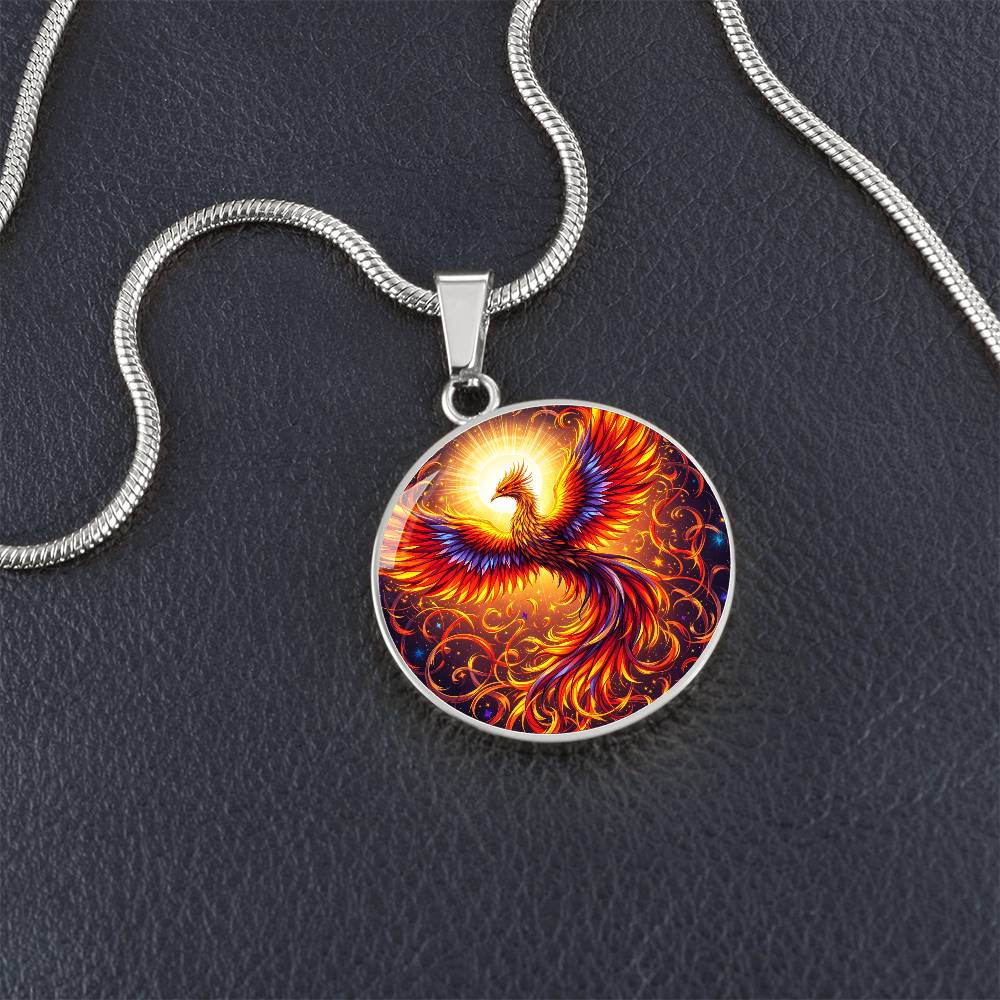 Rising Phoenix Pendant Necklace