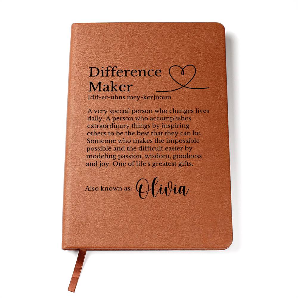 Difference Maker Journal