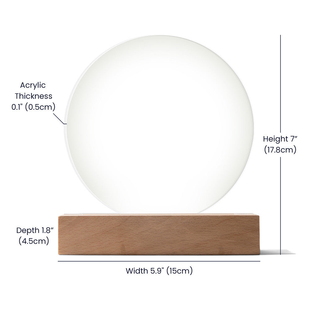 Rose Acrylic LED Home Decor Nightlight-[Heartfelt Family Gift]