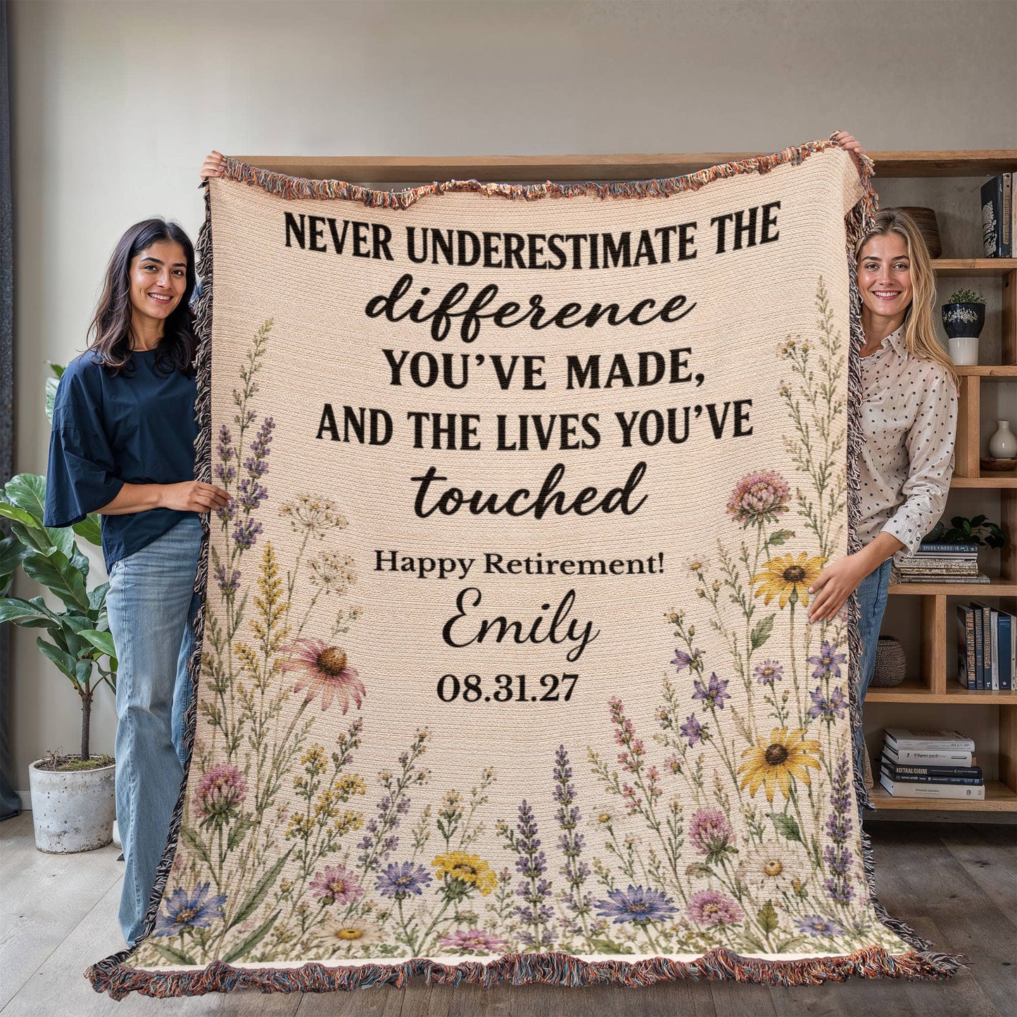 Difference Maker Woven Blanket