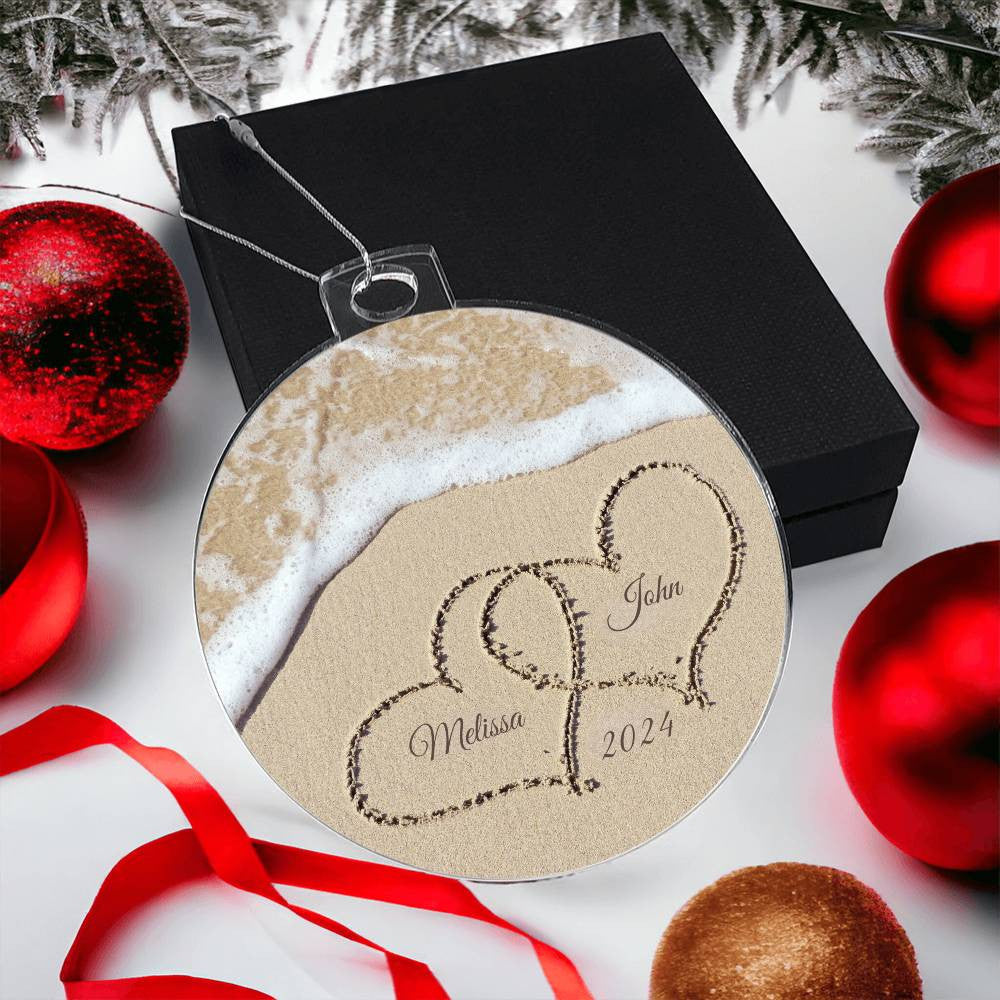 Beach Ornament for Couple-[Heartfelt Family Gift]