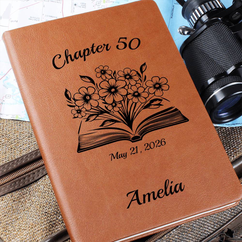 Chapter 50 Vegan Leather Birthday Journal