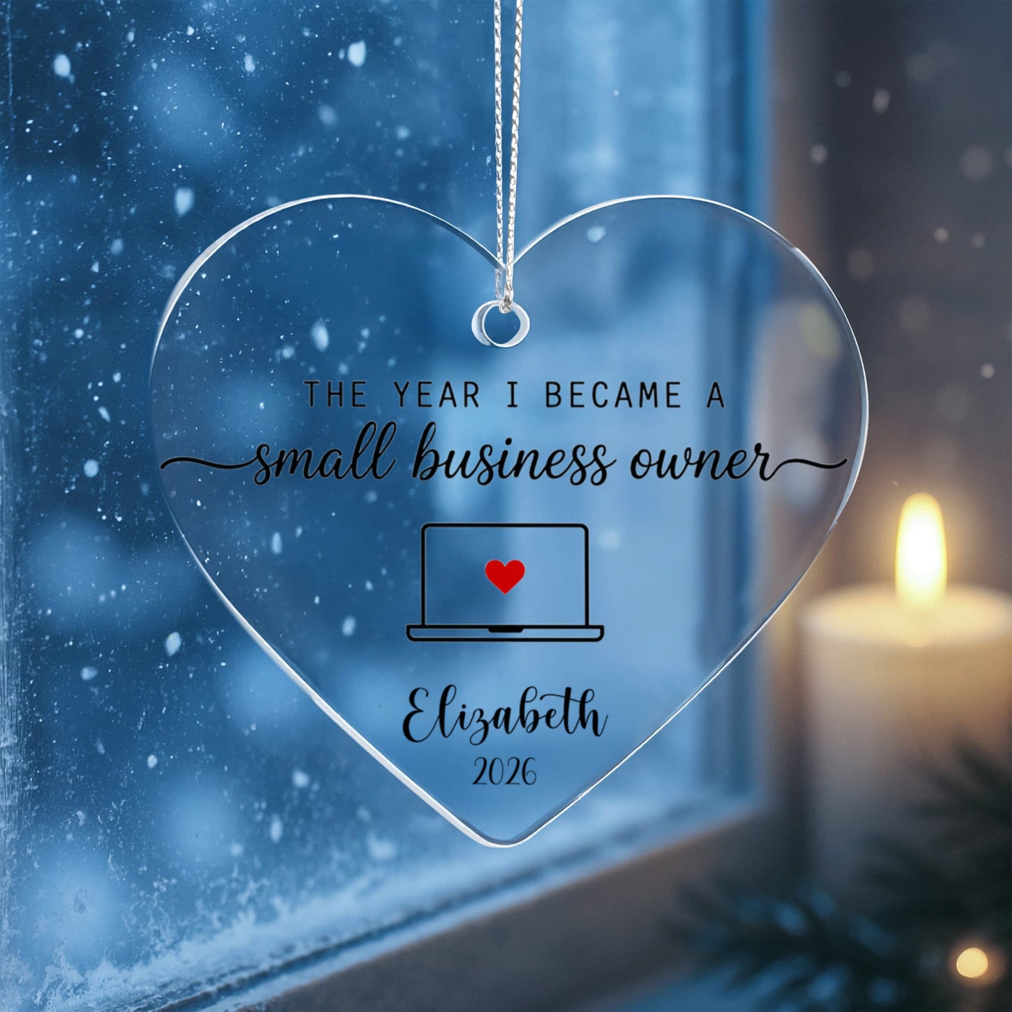 1st Christmas As A Small Business Owner Ornament