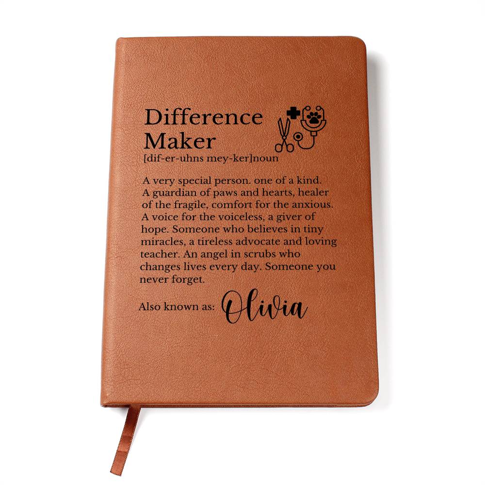Vet Tech Difference Maker Journal