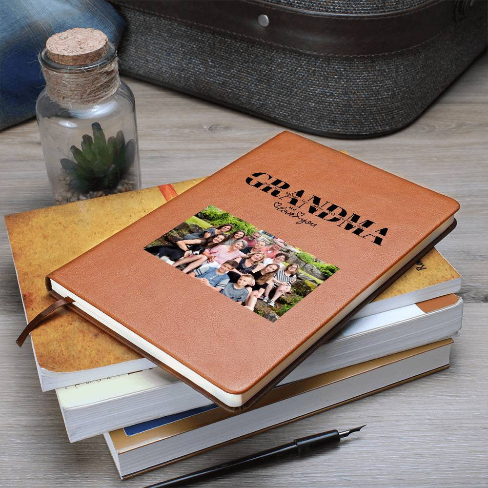 Grandma Personalized Keepsake Journal with Grandkids Names and Photo-[Heartfelt Family Gift]