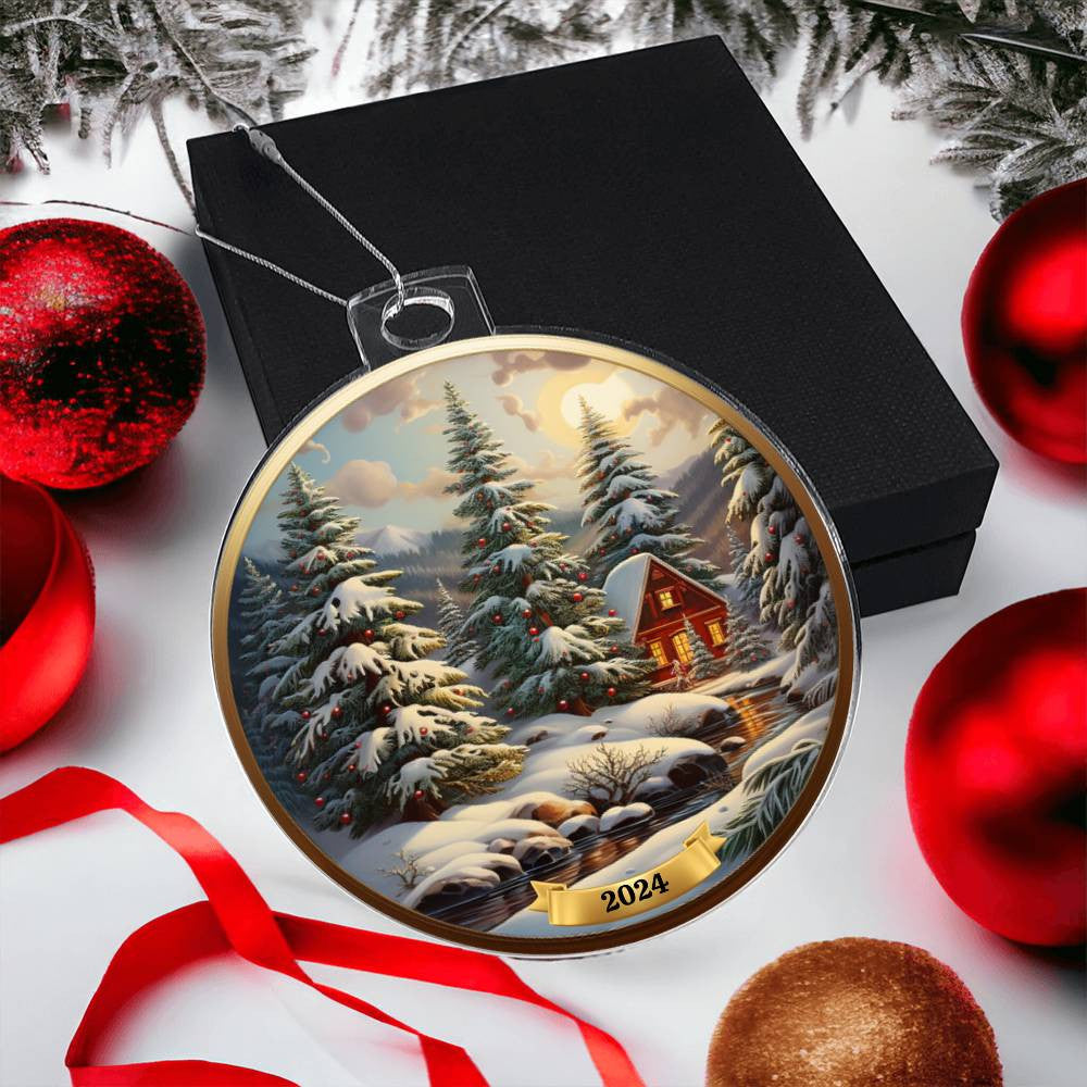 Winter Woodland Christmas Tree Ornament-[Heartfelt Family Gift]