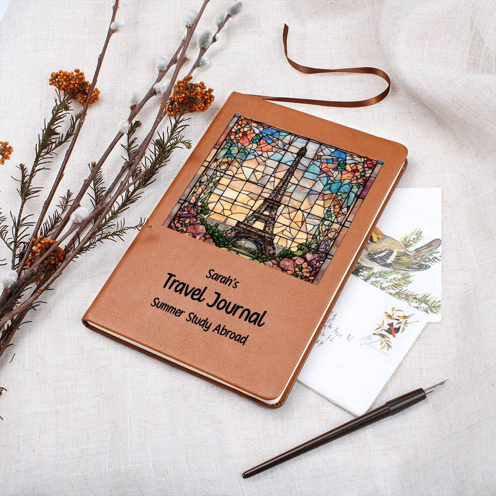 Paris Travel Journal Personalized-[Heartfelt Family Gift]