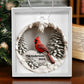 Cardinal Family Name Date Custom Christmas Ornament-[Heartfelt Family Gift]