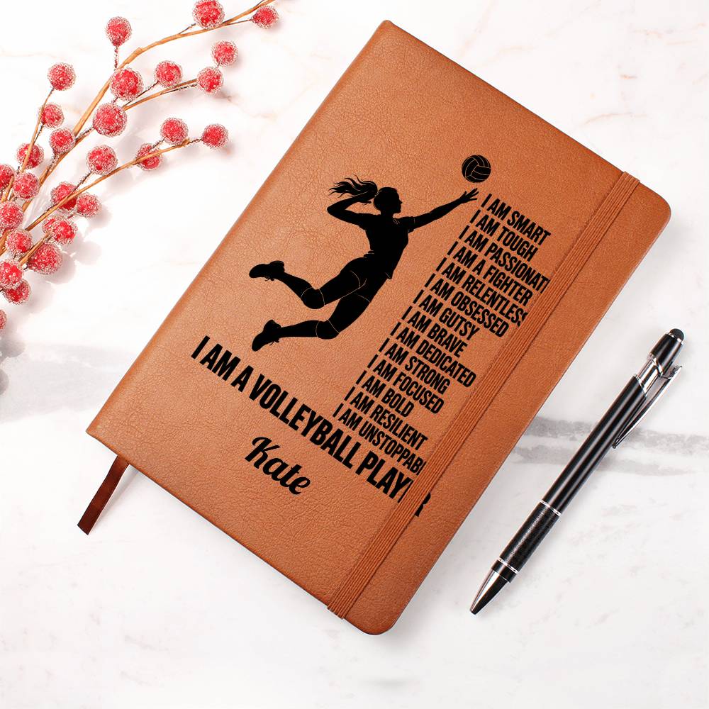 Personalized Volleyball Player Affirmation Journal