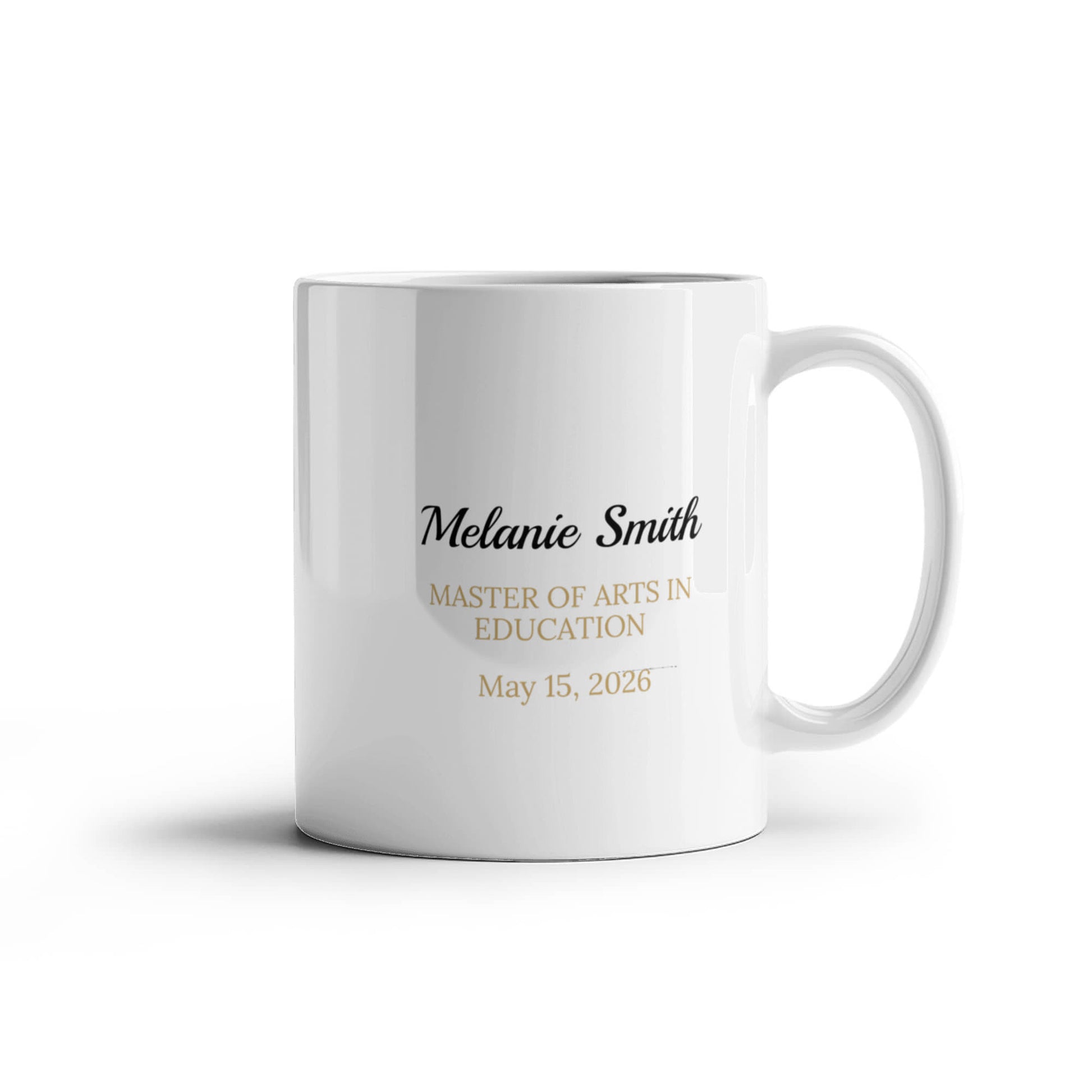 Personalized Masters Degree Graduation Mug-[Heartfelt Family Gift]