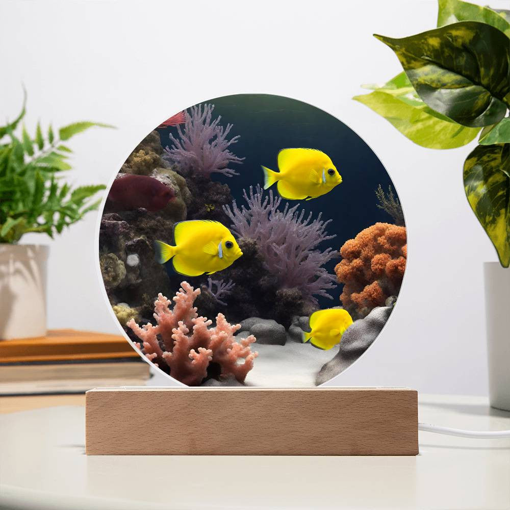 Fish Salt Water Aquarium Night Light-[Heartfelt Family Gift]