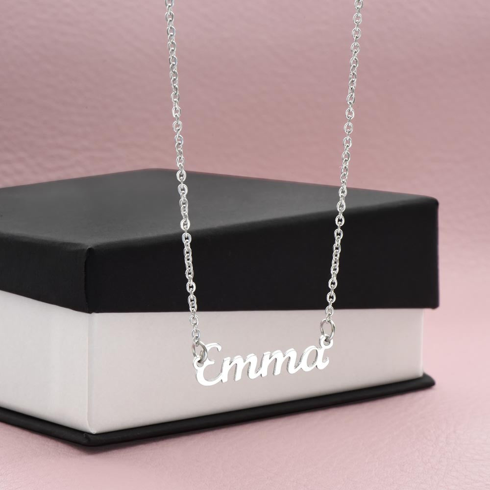 Graduation Name Necklace Customized Grade Year