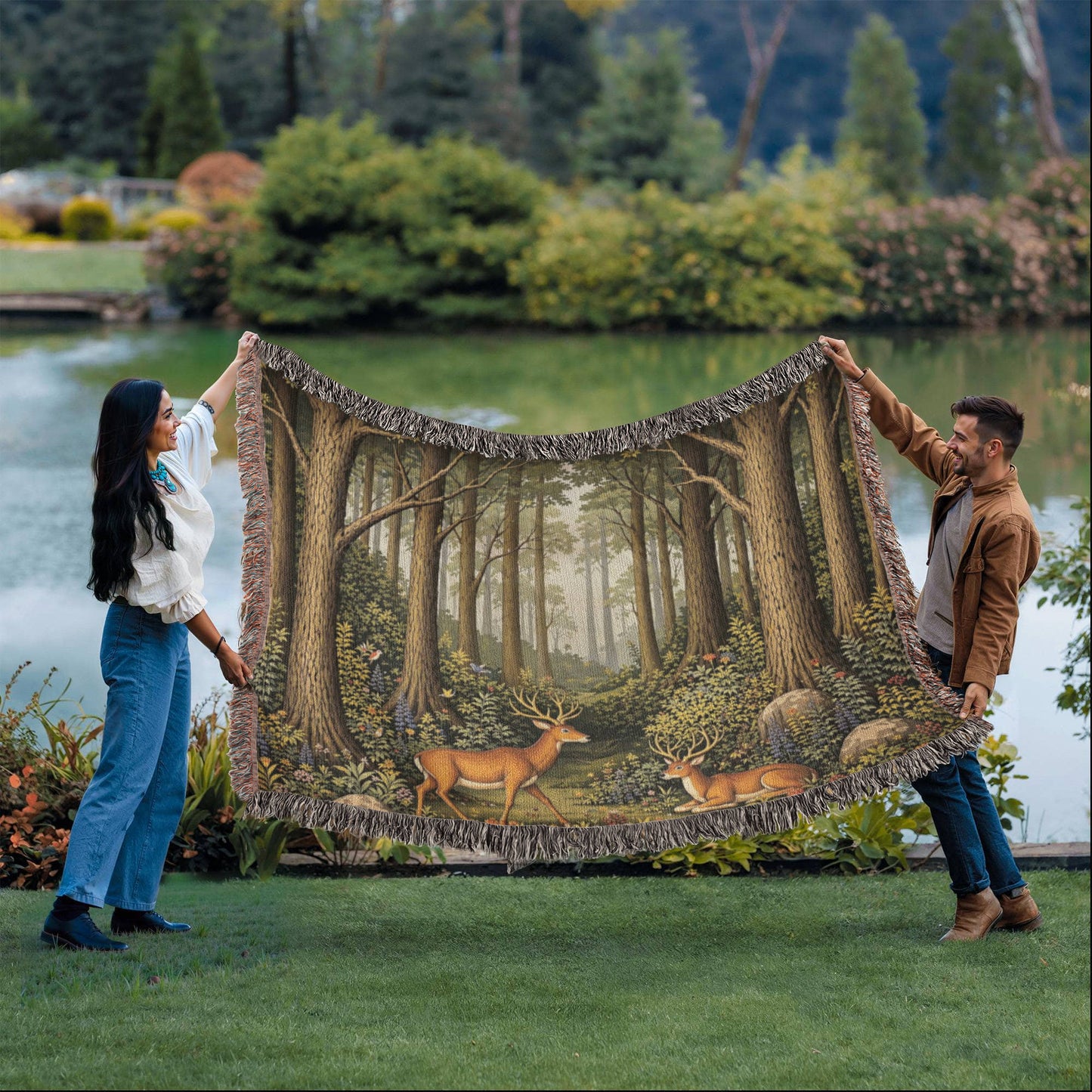 Artwork Heirloom Woven Blanket (Landscape)