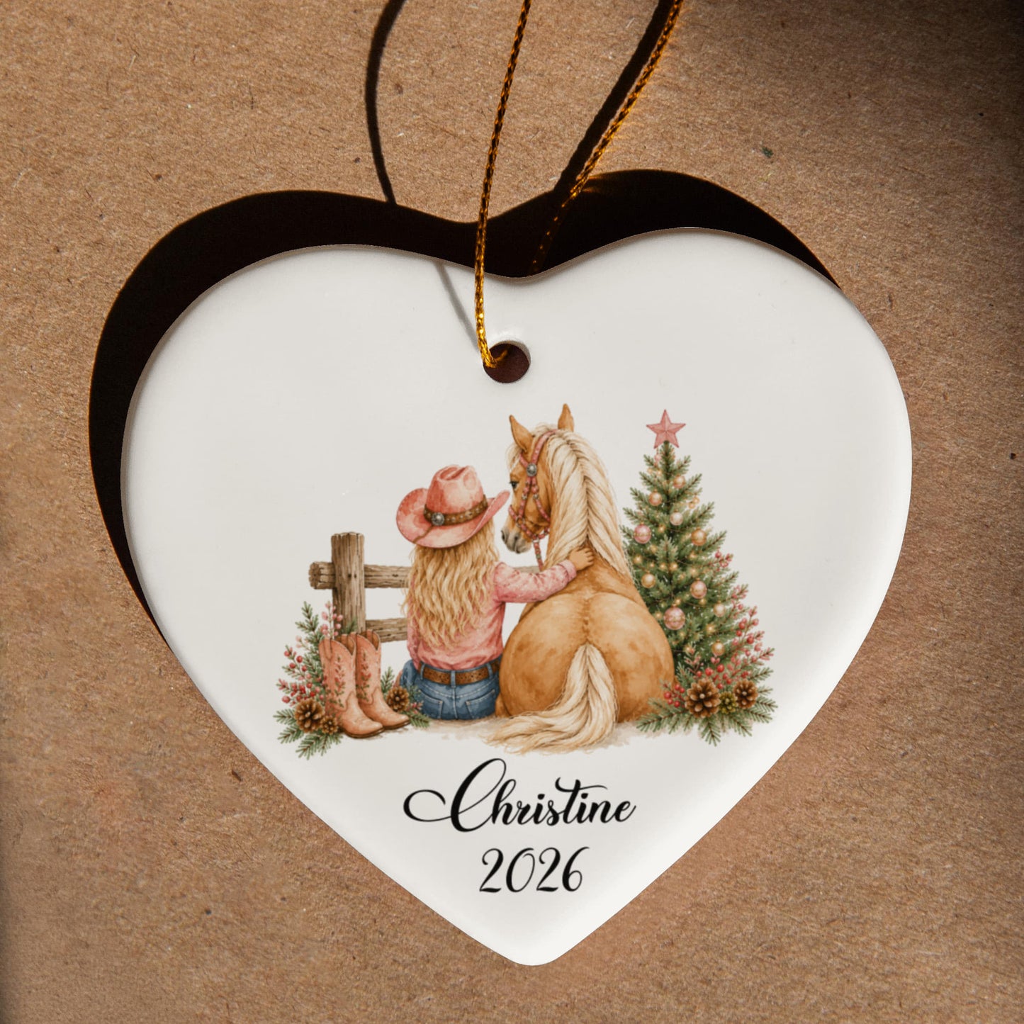 Ceramic Heart Ornament