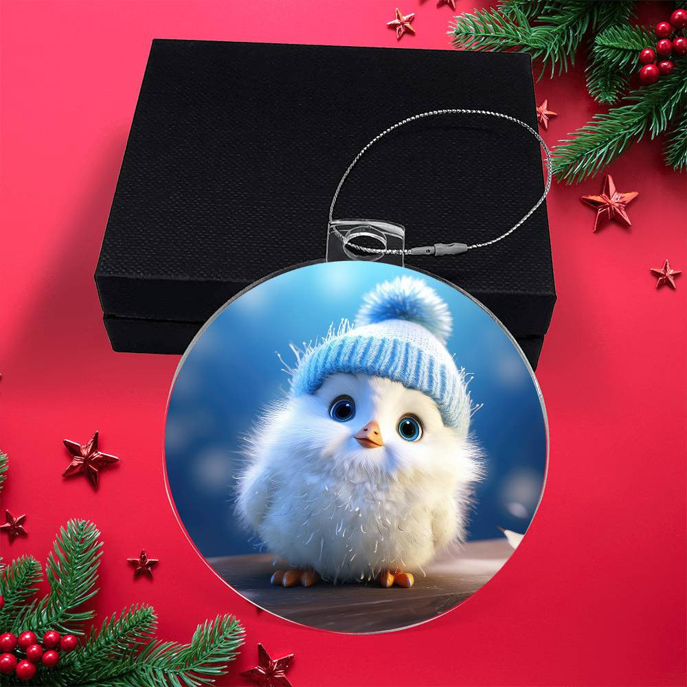 Cat Acrylic Christmas Ornament-[Heartfelt Family Gift]