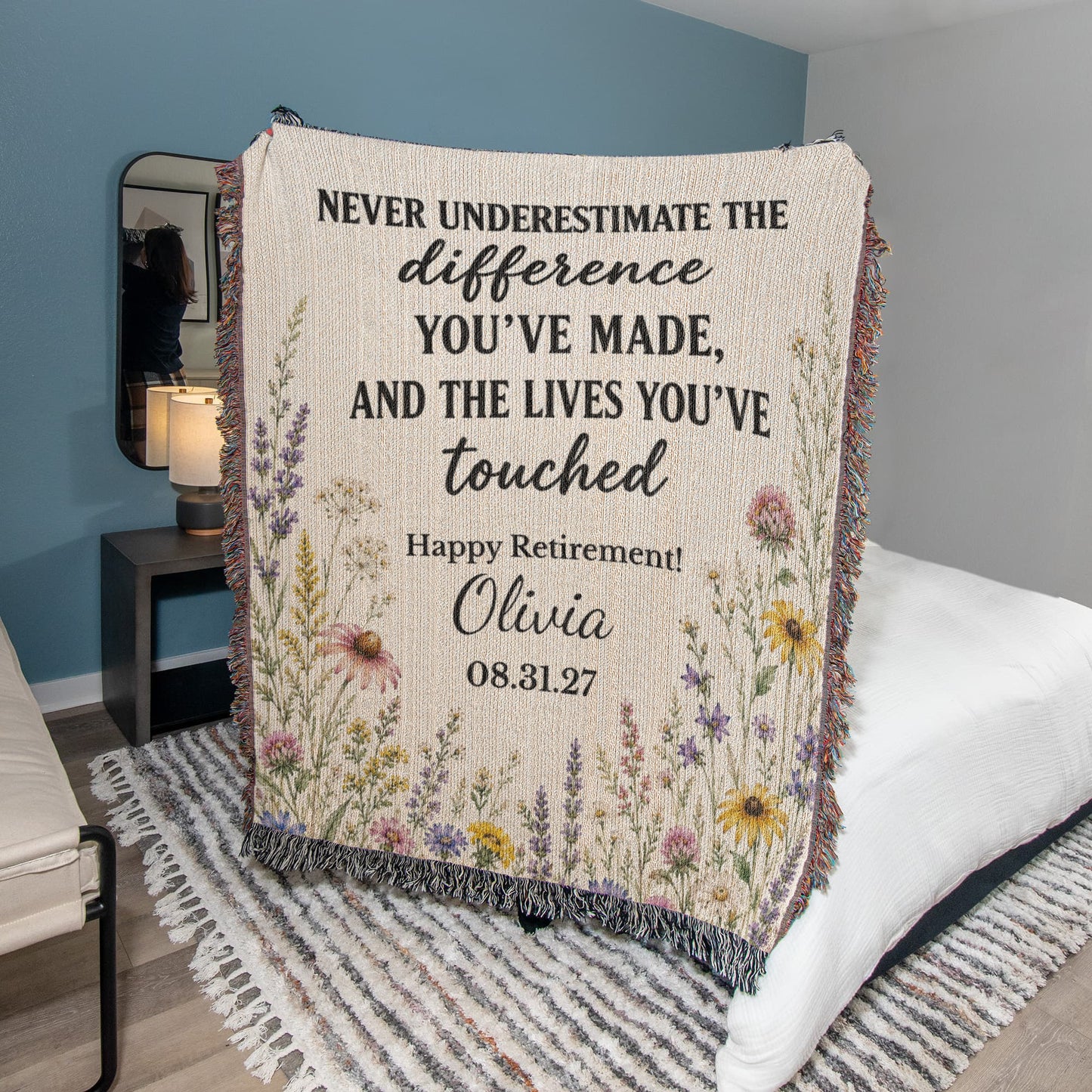 Difference Maker Woven Blanket