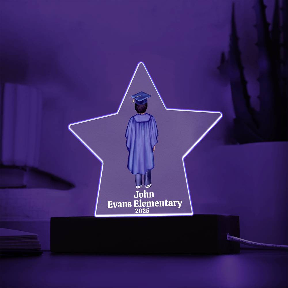 Kindergarten Graduation Star Plaque