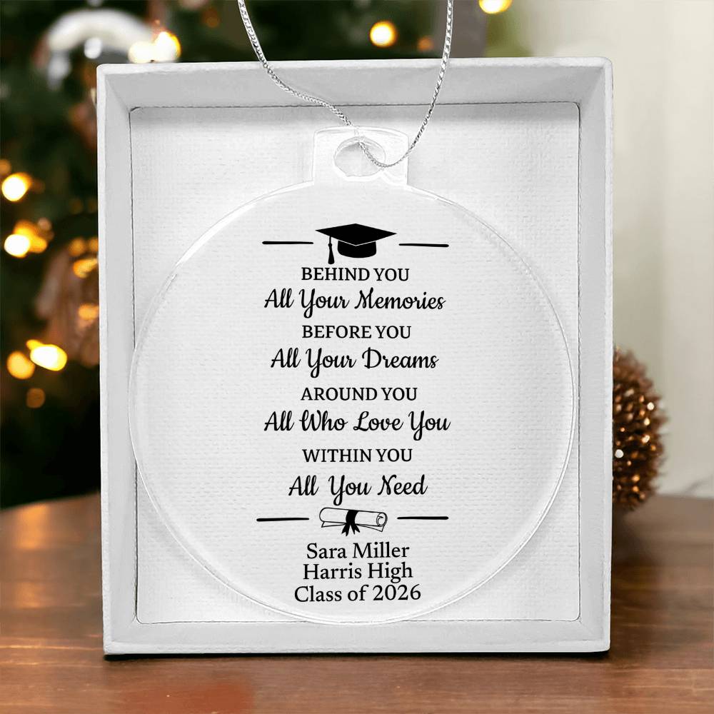 Senior Class of 2026 Acrylic Ornament Plaque