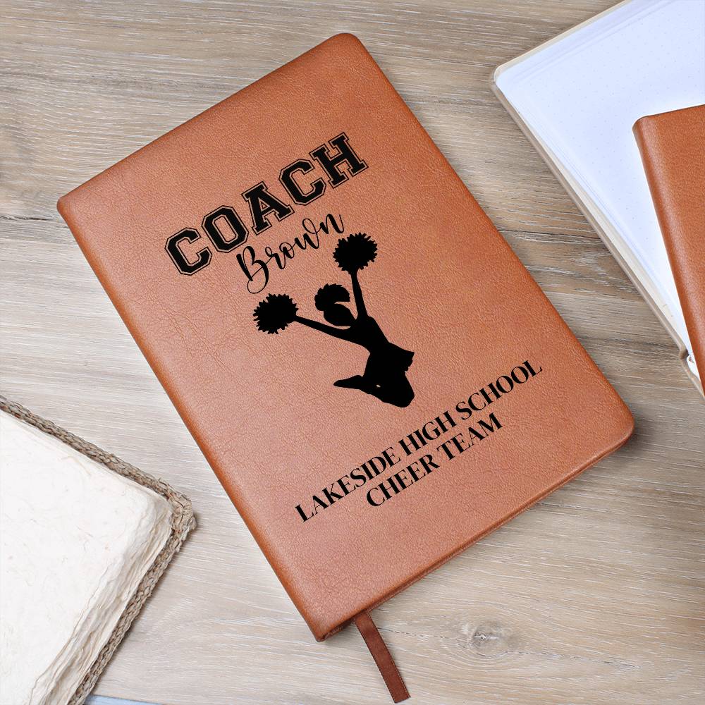 Personalized Cheer Coach Journal
