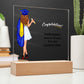 Graduation Acrylic Square Plaque-[Heartfelt Family Gift]