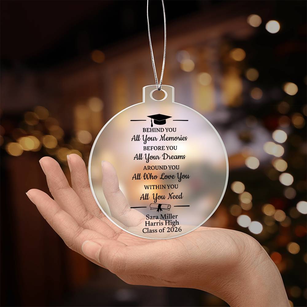 Senior Class of 2026 Acrylic Ornament Plaque