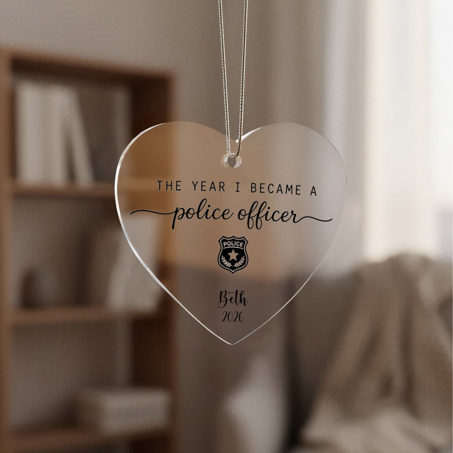 1st Christmas As a Police Officer Ornament
