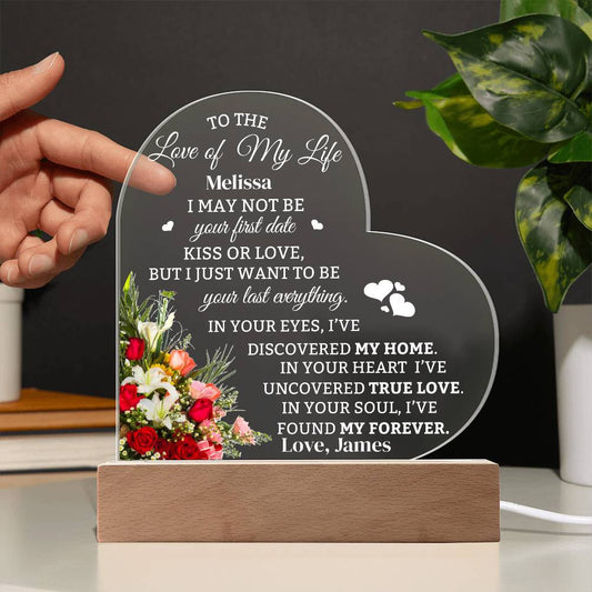 Soulmate Heart Plaque Gift-[Heartfelt Family Gift]