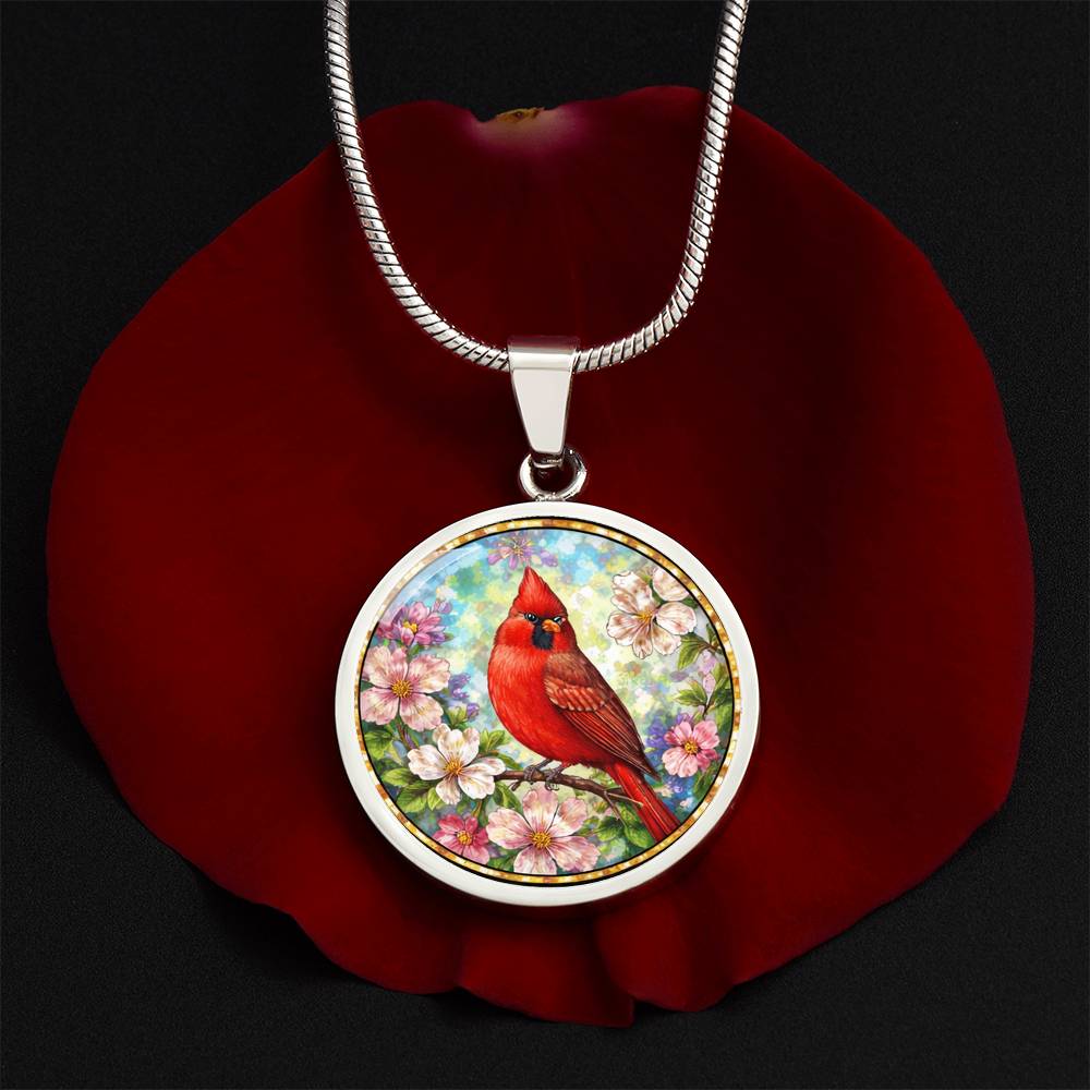 Cardinal Personalized Engraved Necklace Bracelet or Keychain