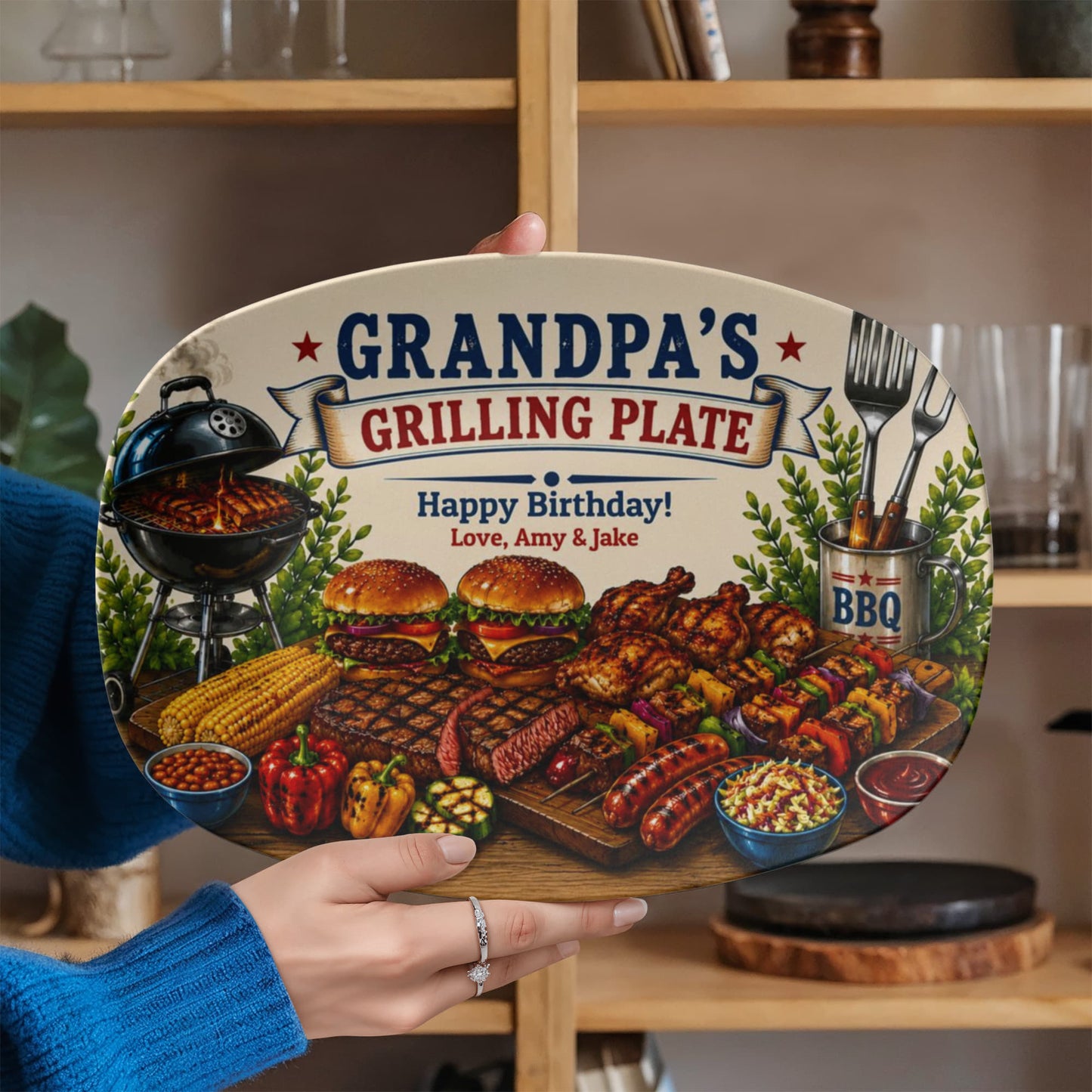 Dad's Grilling Plate