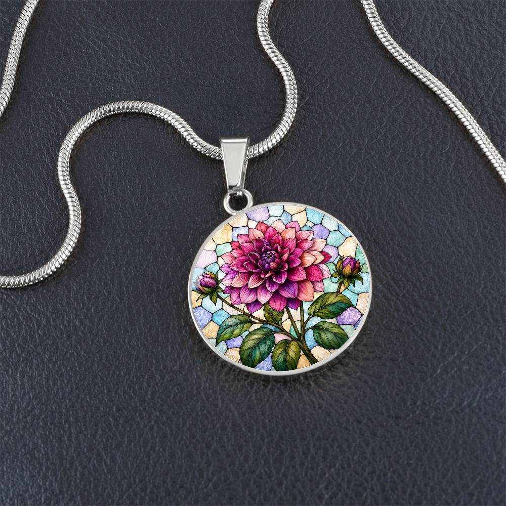 Personalized Flower Necklace