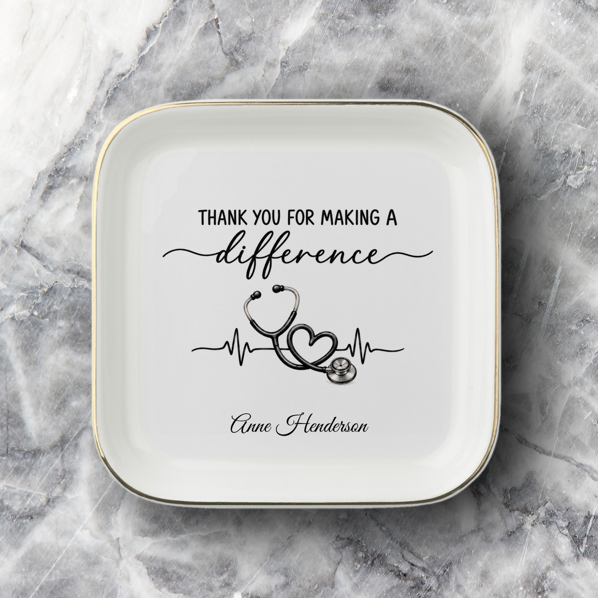 Jewelry Dish for Nurse Coworker