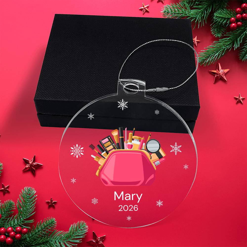 Makeup Christmas Tree Ornament