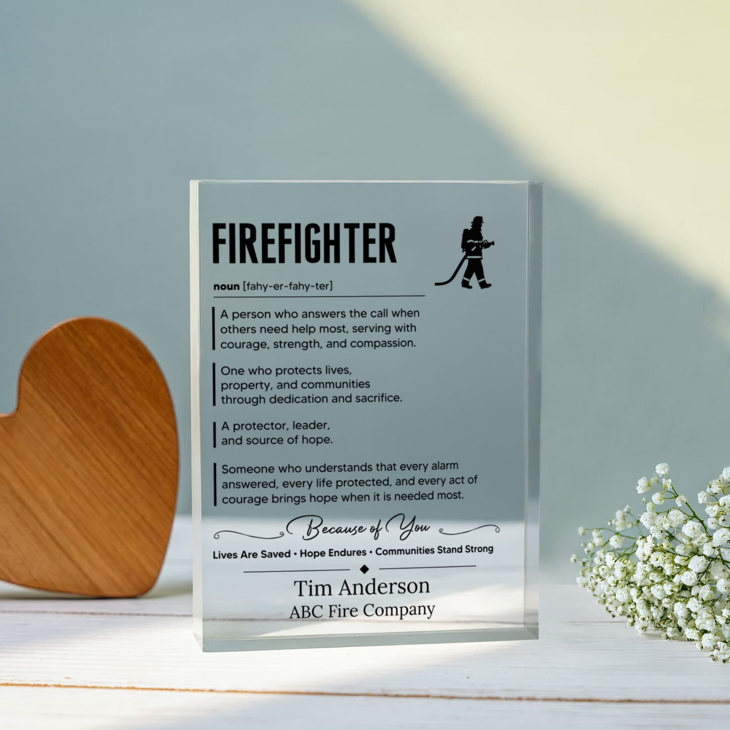 Firefighter Appreciation Gift