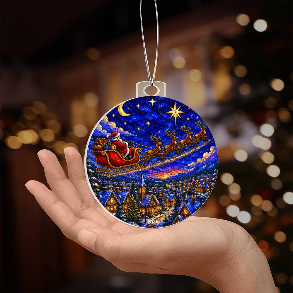 Santa Christmas Ornament