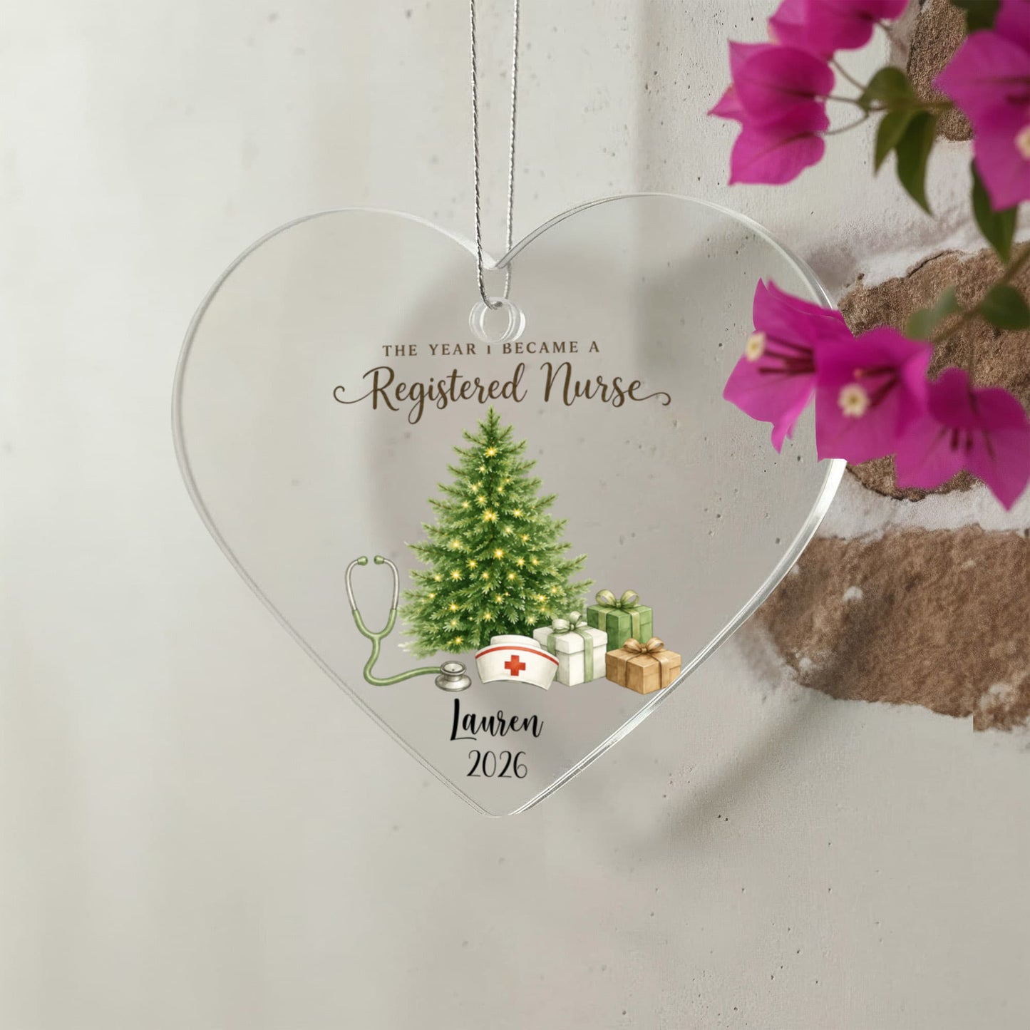 1st Christmas As A Registered Nurse Ornament