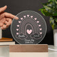 Rainbow Baby  Name Night light-[Heartfelt Family Gift]