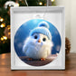 Cat Acrylic Christmas Ornament-[Heartfelt Family Gift]