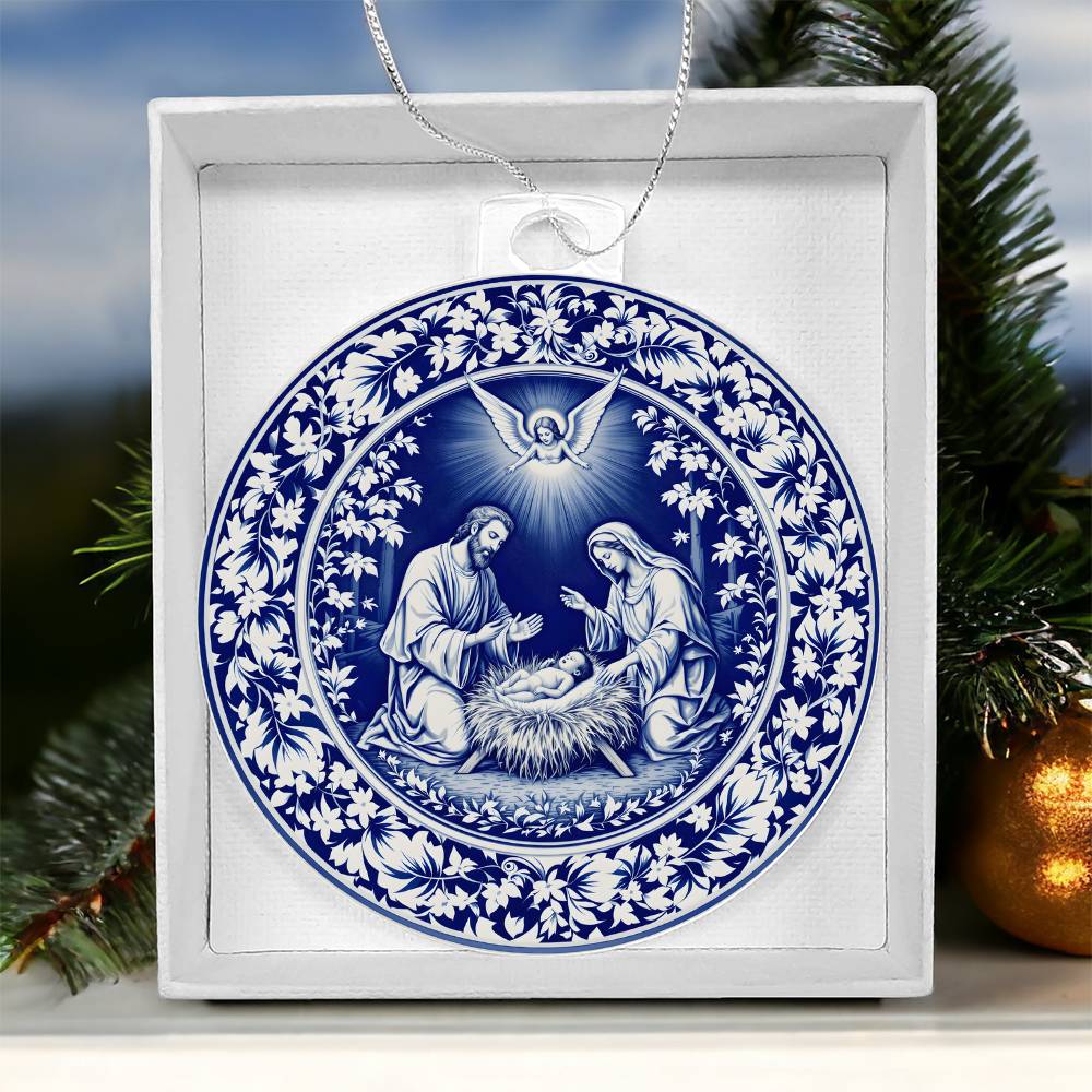 Nativity Acrylic Ornament