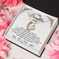 Personalized Daughter Heart Necklace Gift from Mom or Dad-[Heartfelt Family Gift]