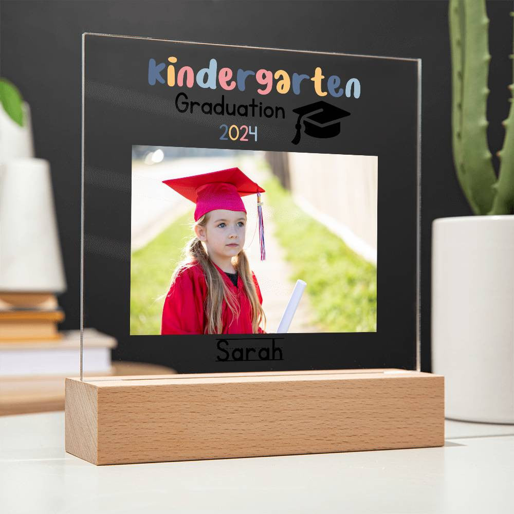 Personalized Kindergarten Graduation Photo Plaque Class of 2036-[Heartfelt Family Gift]