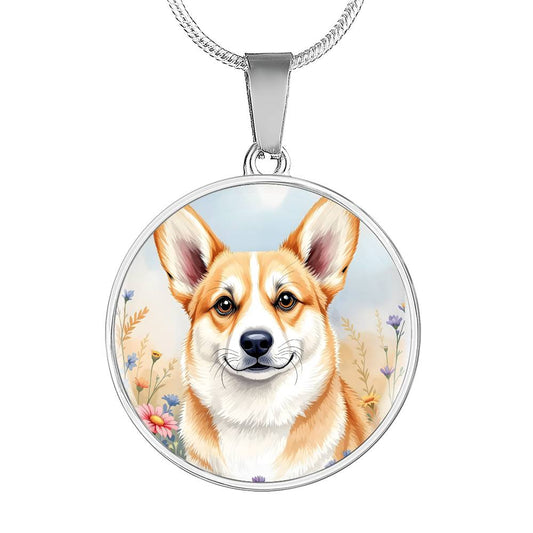 Corgi Dog Pendant Necklace