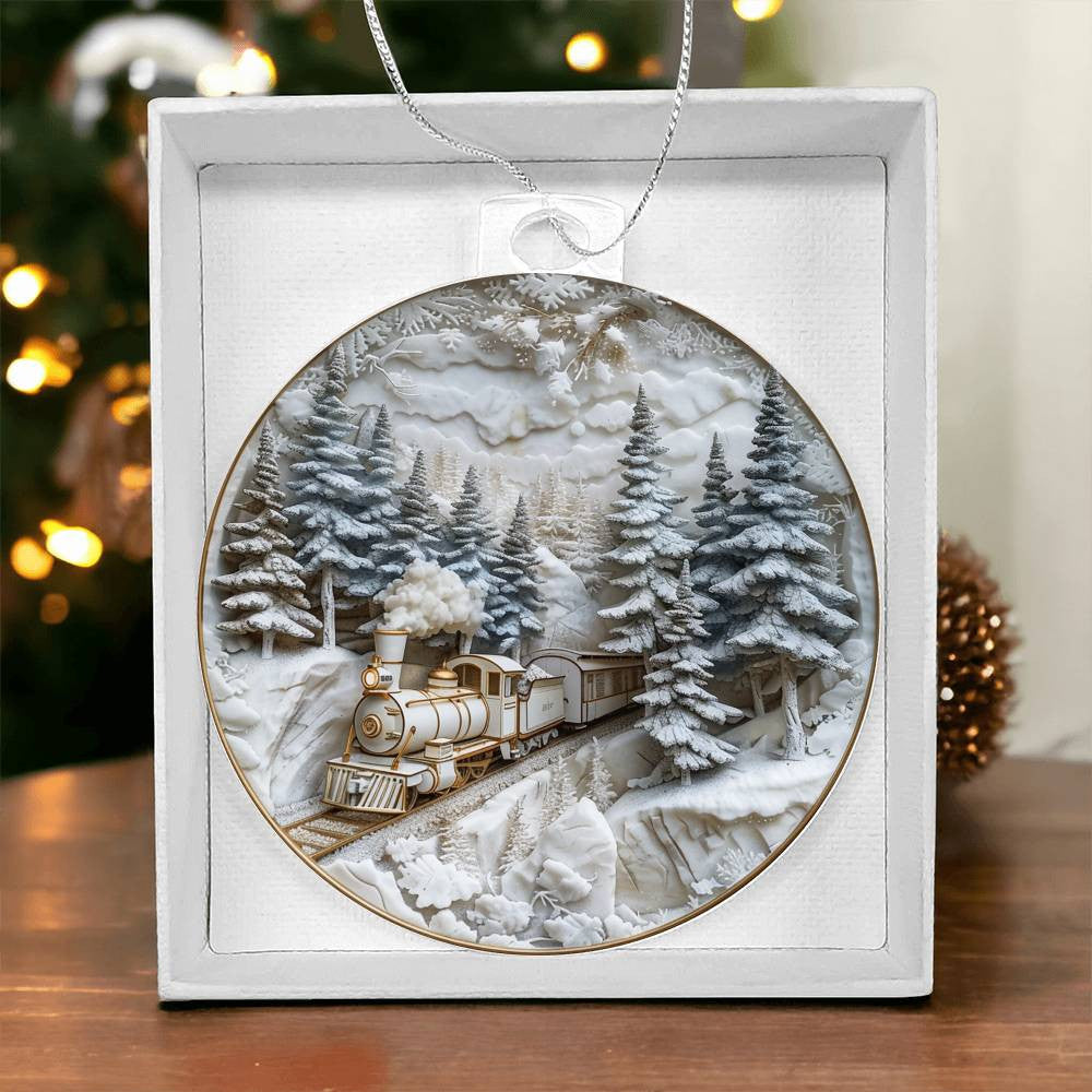 Acrylic Christmas Ornament-[Heartfelt Family Gift]